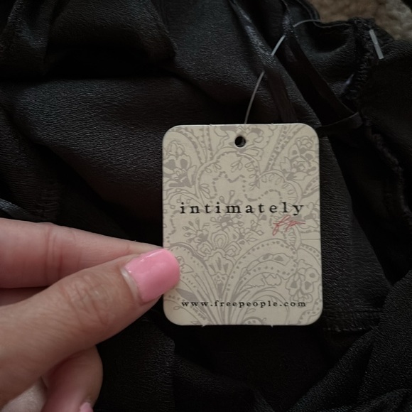 Free People Intimately- Elegant Black Evening Dress NWT size medium - Picture 7 of 8